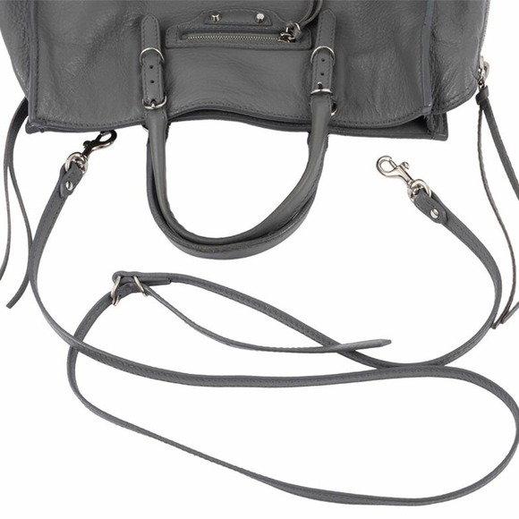 BALENCIAGA Gray Leather Bag - Picture 13 of 13